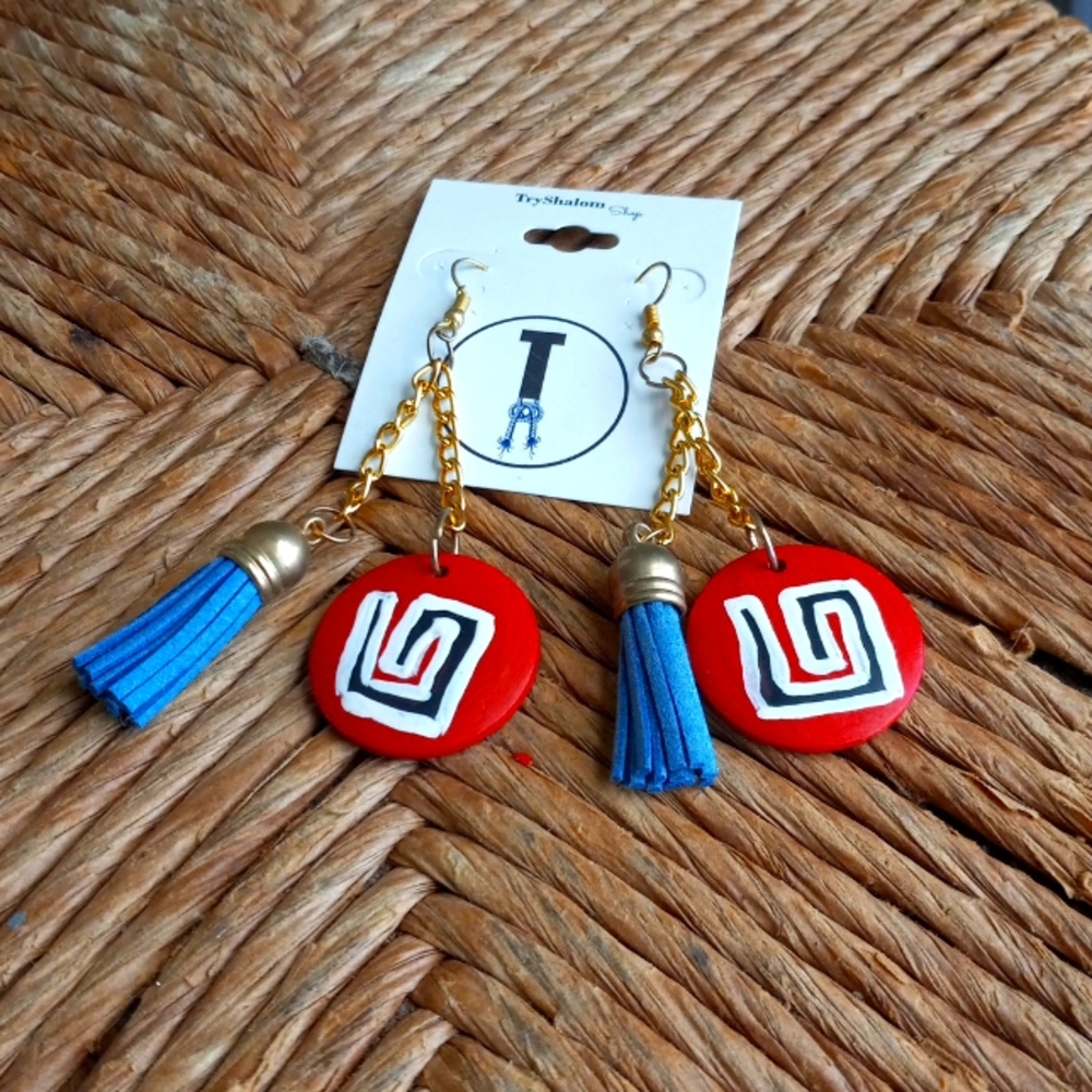Custom Hebrew Earrings